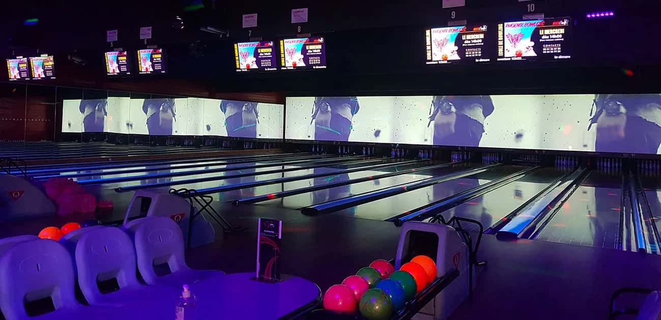 Les pistes du Fox Bowling à Sainte-Gemmes-sur-Loire, près d'Angers